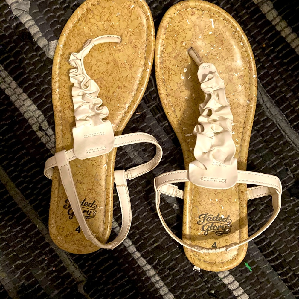 Summer white sandal